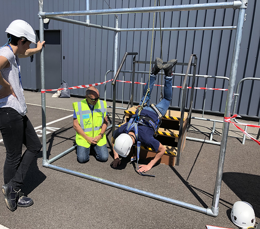 chute et glissade atelier safetyday structure immersive